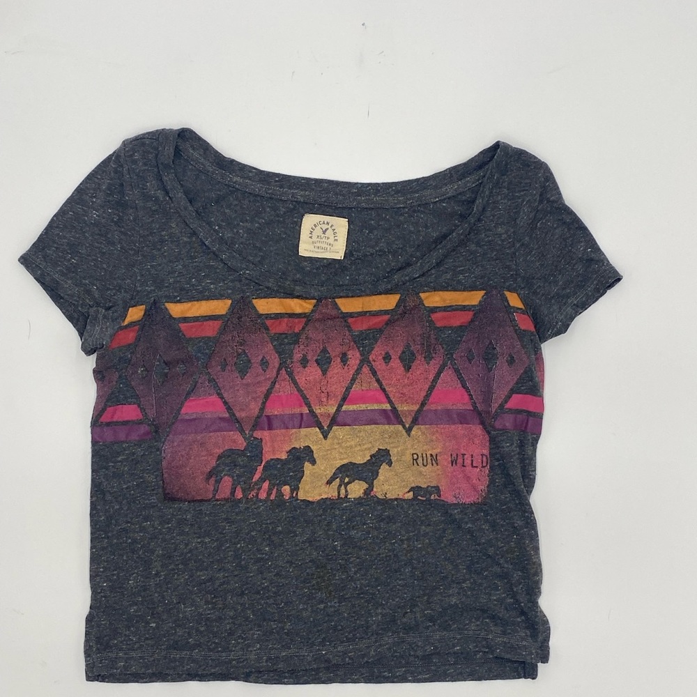 Graphic Crop Tee